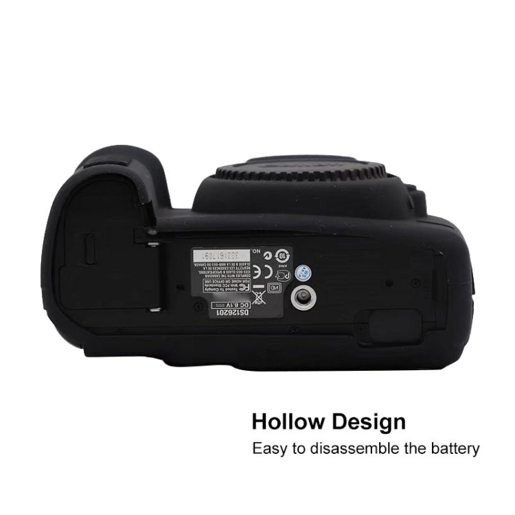 For Canon EOS 5D Mark II Soft Silicone Protective Case(Red) by bashfashion