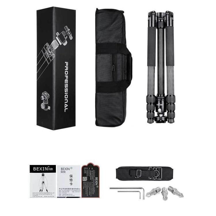 BEXIN W324C M44 Carbon Fiber Tripod Stable Shooting Camera for Video Point Dslr Camera by BEXIN