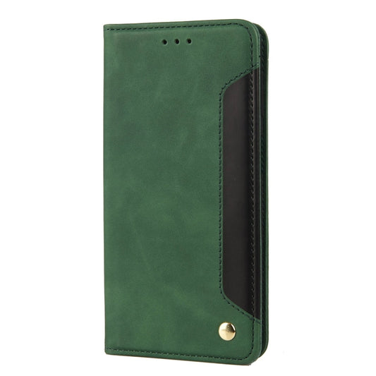 For Xiaomi Redmi Note 11 Pro Skin Feel Splicing Leather Phone Case(Green) by bashfashion