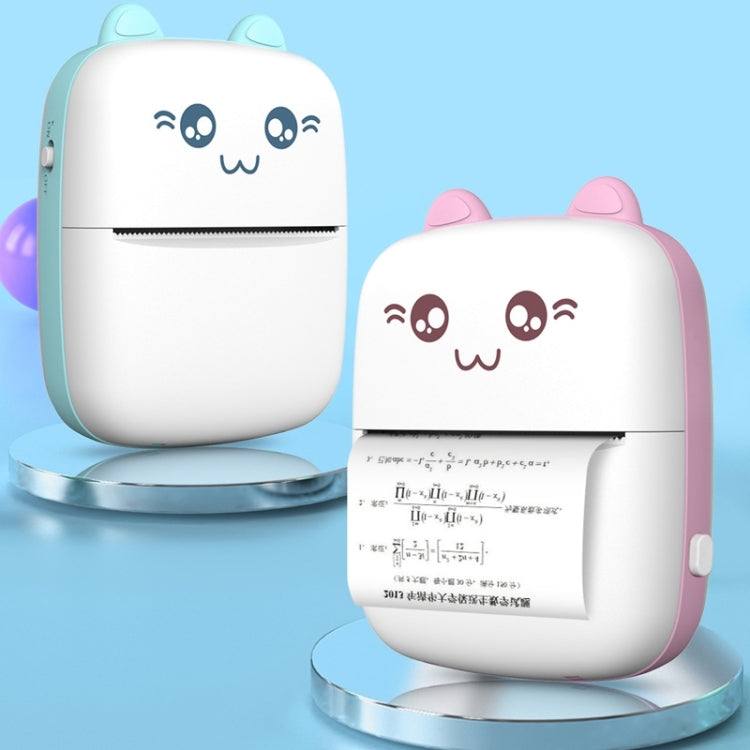 C9 Mini Bluetooth Wireless Thermal Printer With 1 Roll Paper(Pink) by bashfashion