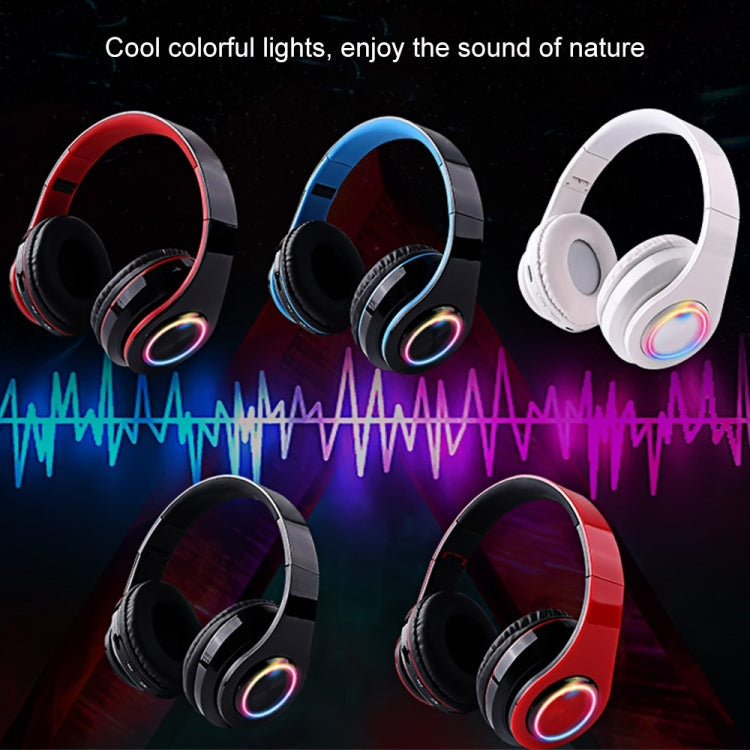 B39 Wireless Bluetooth V5.0 Headset (Black Red) by bashfashion