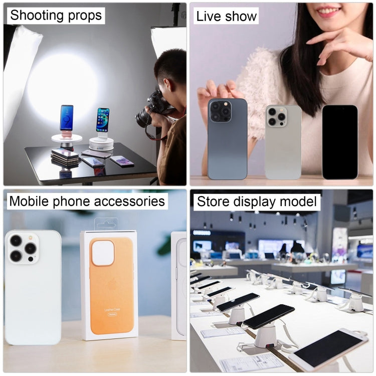 For iPhone 15 Pro Black Screen Non-Working Fake Dummy Display Model (Blue) by bashfashion