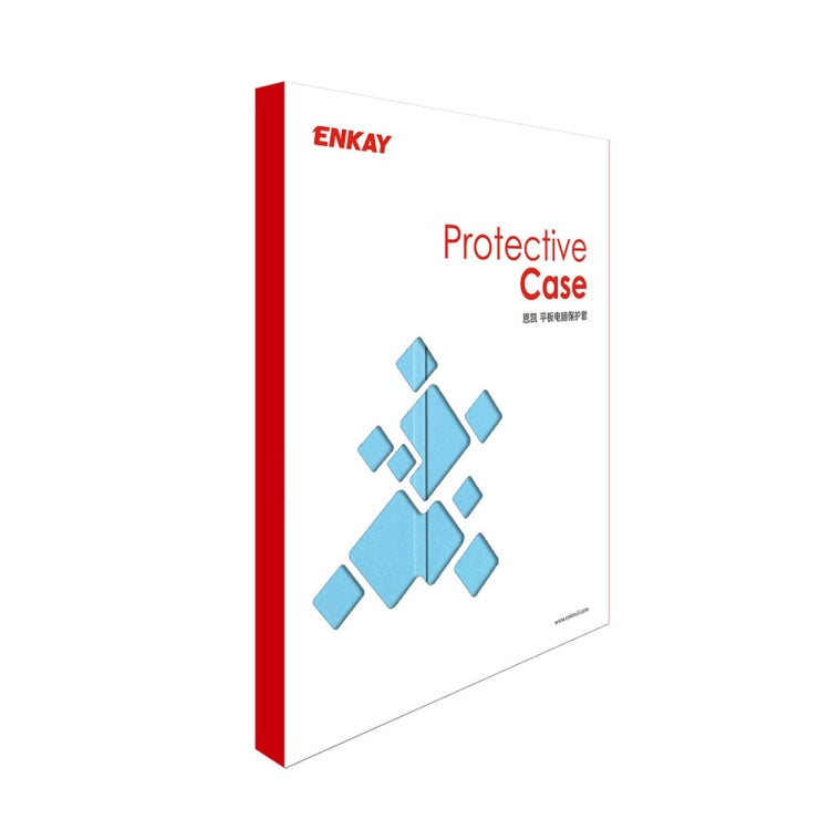 For Xiaomi Mi Pad 5 / 5 Pro ENKAY Custer Texture Horizontal Flip PU+PC Leather Case with Three-folding Holder & Sleep / Wake-up Function(Light Blue) by ENKAY