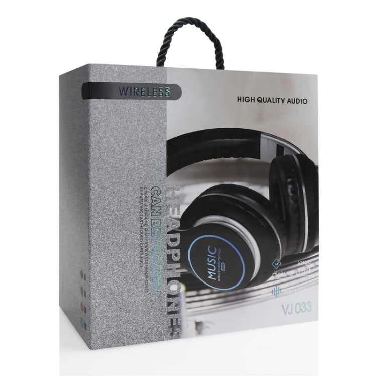 VJ033 Multi-function Upgrade Bluetooth 5.0 Headset Stereo Wireless LED Microphone FM Radio Headset(Red) by bashfashion