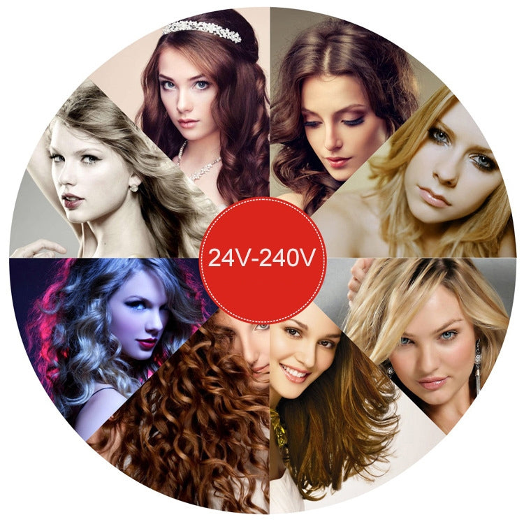 Digital Extension Heating Perm Hairdressing Tool Color Random Delivery(220V 24Bar) by bashfashion