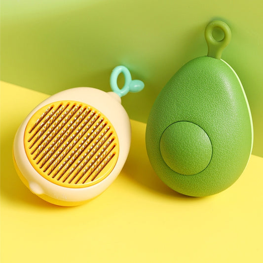 Cat Pet Fleece Needle Comb Cleaning Supplies(Avocado Green) by bashfashion