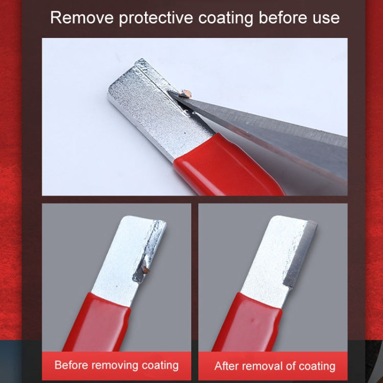 Outdoor Portable Garden Scissors Sharpener Knife Scissors Dual Purpose Sharpening Stone(Red) by bashfashion