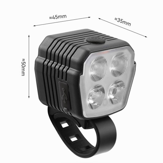Bicycle Night Riding High Brightness Headlight Flashlight, Style: Headlight by bashfashion