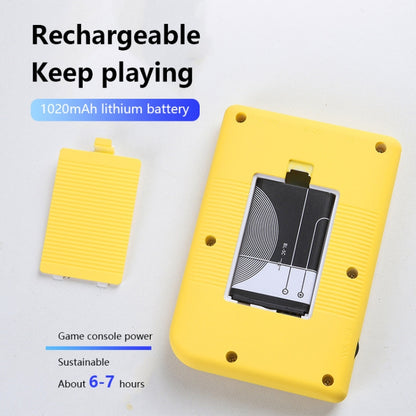 MK500 Macaron Mini Retro Classic Handheld Game Console for Kids Built-in 500 Games, Support AV Output(Blue) by bashfashion