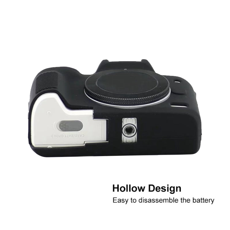 For Canon EOS M50 Mark II / M50 II Soft Silicone Protective Case(Black) by bashfashion