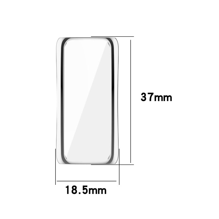 For Fitbit Inspire 2 Full Coverage PC Protective Case Cover(Grey) by bashfashion