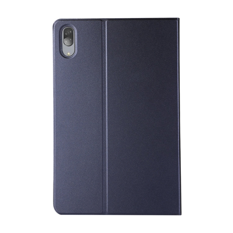 For Lenovo Tab P11 Pro (TB-XJ706F) Voltage Craft Texture TPU Horizontal Flip Protective Case with Holder(Dark Blue) by bashfashion