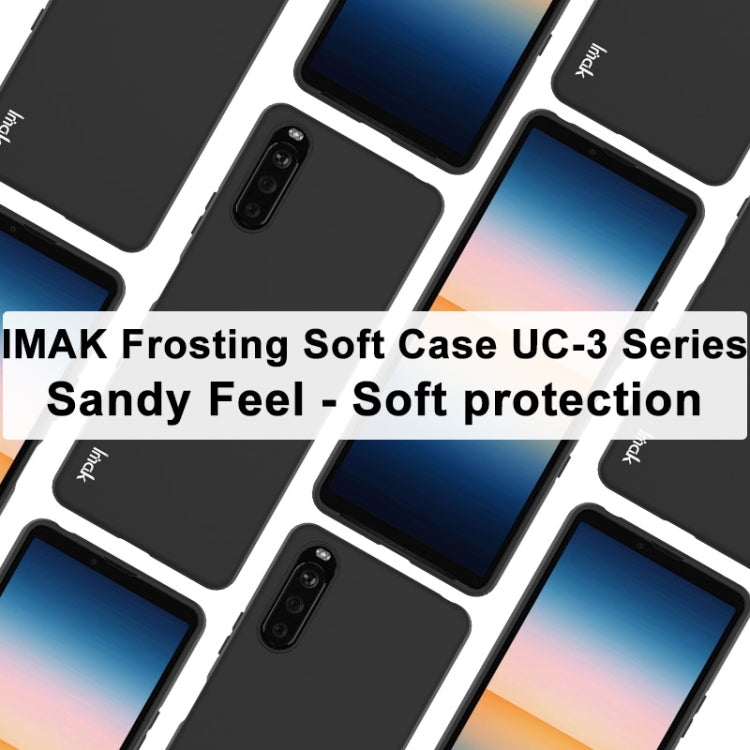 For Sony Xperia 10 III IMAK UC-3 Series Shockproof Frosted TPU Protective Case(Black) by imak