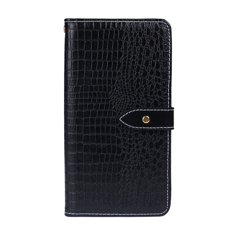 For Cubot Note 9 idewei Crocodile Texture Leather Phone Case(Black) by idewei