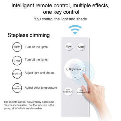 Macaron LED Round Ceiling Lamp, Stepless Dimming, Size:23cm(Blue) by bashfashion