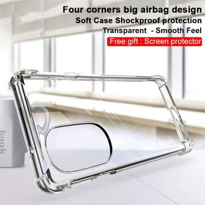 For Motorola Edge X30 imak Airbag TPU Case with Screen Protector(Transparent) by imak