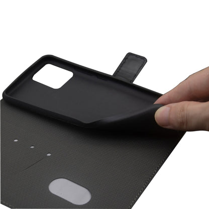 For ZTE Axon 30S idewei Two-color Splicing Leather Phone Case(Black) by idewei