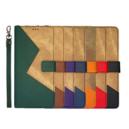 For ZTE Axon 30S idewei Two-color Splicing Leather Phone Case(Black) by idewei