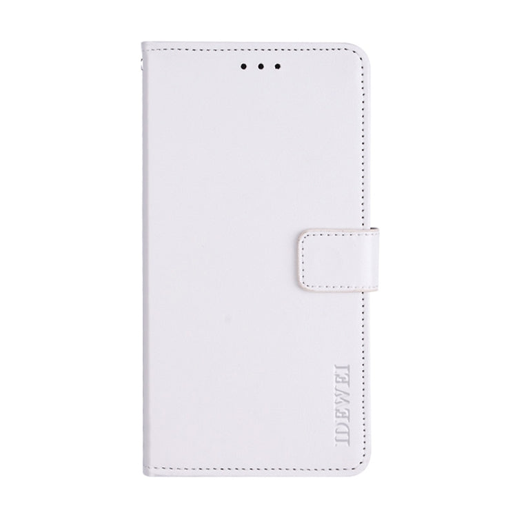 For Sharp Rouvo V idewei Crazy Horse Texture Leather Phone Case with Holder(White) by idewei