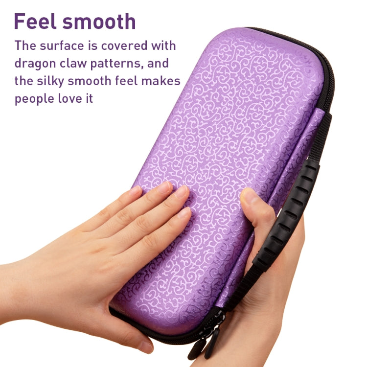 For Nintendo Switch Game Console Dragon Claw Pattern Storage Bag(Silver) by bashfashion