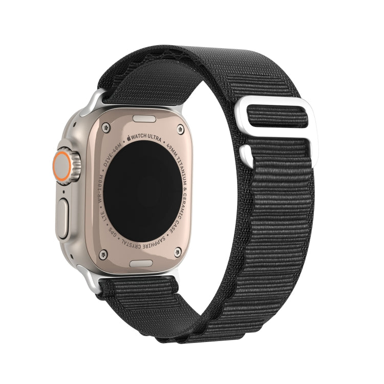 For Apple Watch Series 3 38mm DUX DUCIS GS Series Nylon Loop Watch Band(Black) by DUX DUCIS