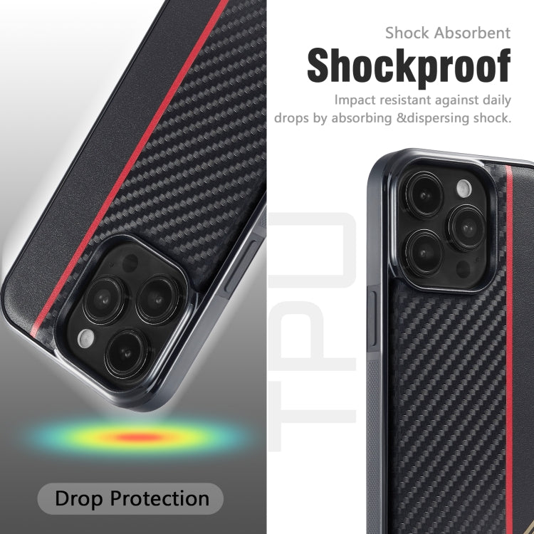 For Google Pixel 8 LC.IMEEKE 3 in 1 Carbon Fiber Texture Shockproof Phone Case(Black) by LC.IMEEKE