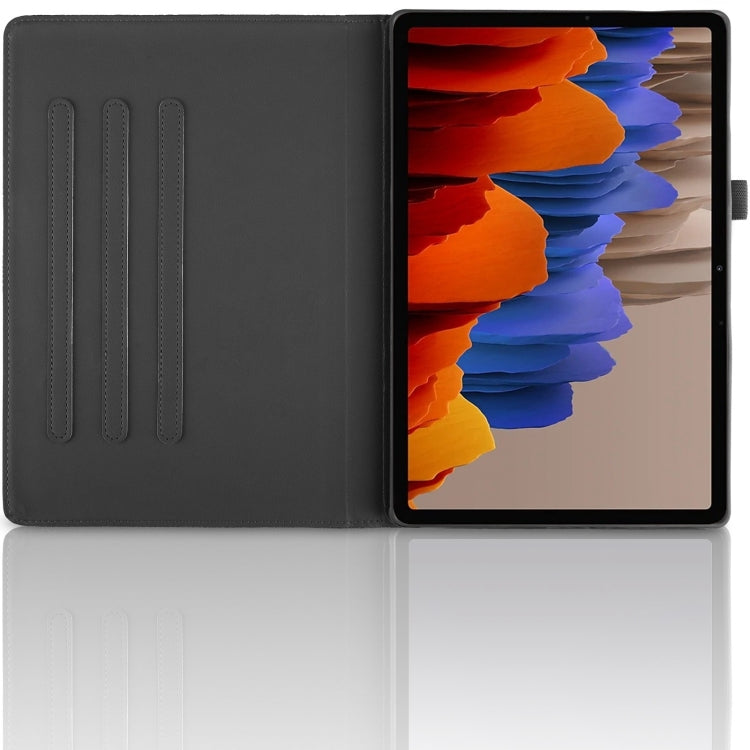 For Samsung Galaxy Tab S9 / S9 FE Tree Life Embossed Rotation Leather Tablet Case(Black) by bashfashion