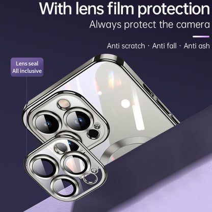 For iPhone 15 Pro SULADA MagSafe Plating TPU Shockproof Phone Soft Case(Black) by SULADA