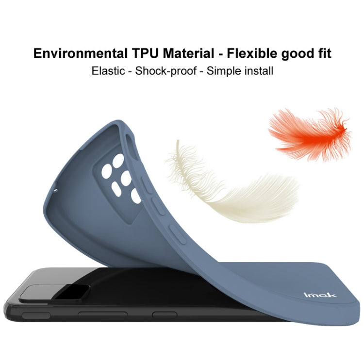 For iPhone 15 Plus imak UC-4 Series Straight Edge TPU Phone Case(Grey) by imak