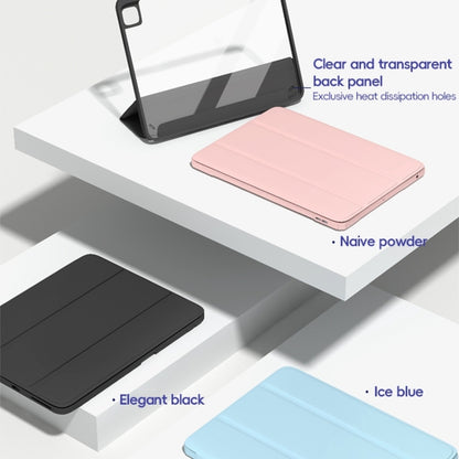 For iPad Pro 11 2022 / 2021 / 2020 ZGA Tri-Fold Voltage Smart Leather Tablet Case(Ice Blue) by ZGA