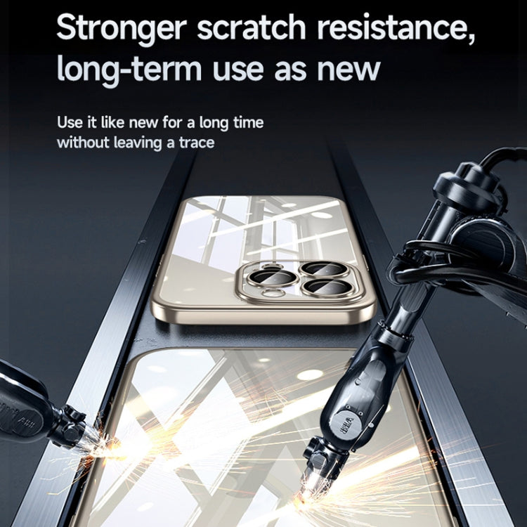 For iPhone 15 Plus SULADA Electroplating Frosted PC + TPU Shockproof Phone Case(Grey) by SULADA