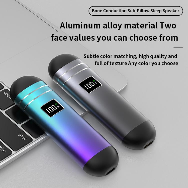 QY09 Bone Conduction Bluetooth 5.3 Sleep Speaker(Purple) by bashfashion