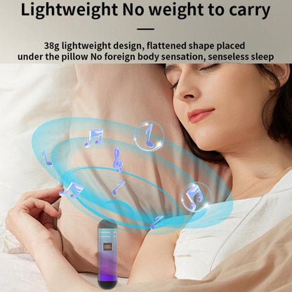 QY09 Bone Conduction Bluetooth 5.3 Sleep Speaker(Grey) by bashfashion