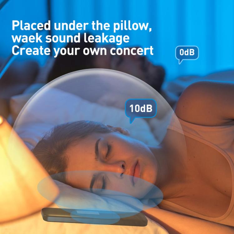 SLEEP BOX Bone Conduction Bluetooth 5.3 Sleep Speaker(Grey) by bashfashion