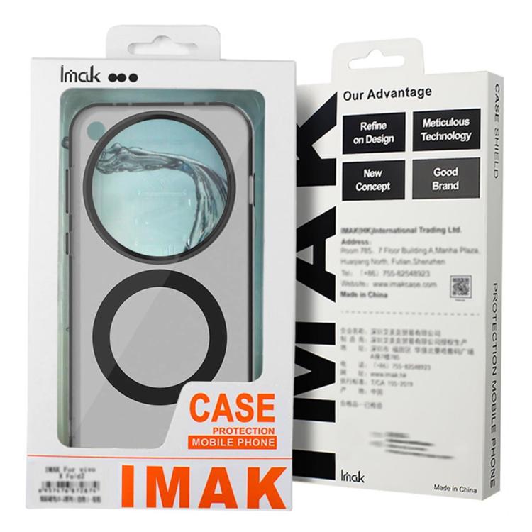 For iPhone 16e IMAK Candy Series Shockproof MagSafe Phone Case(Blue) by imak