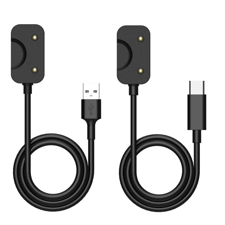 For Samsung Galaxy Fit3 SM-R390 xDfind Type-C Interface Smart Watch Charging Cable With Chip Protection, Length:1m(Black) by xDfind