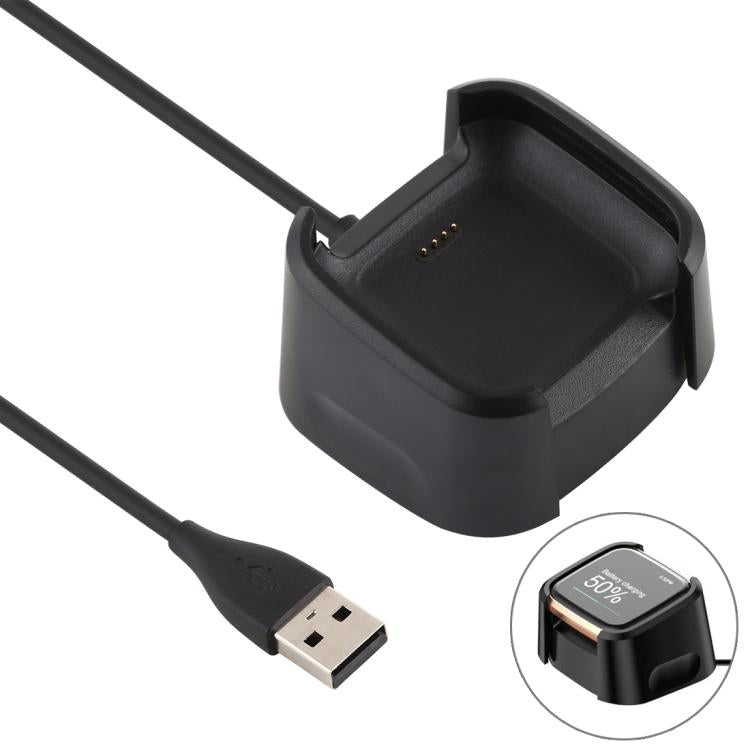 For Fitbit Versa 2 xDfind USB-A Port Watch Charging Dock Base Stand Holder, Length: 1m(Black) by xDfind