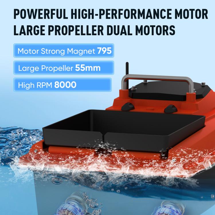 D80B GPS High Power Smart Remote Control Fishing Bait Boat Support Trawling, Plug:US Plug by bashfashion