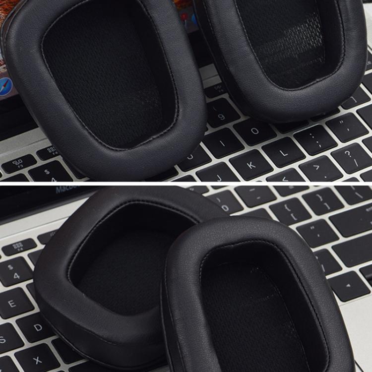 2pcs Insert Replacement Earpads For Logitech G533 / G633 / G635 / G933 / G935, Material:Mesh Fabric(Black) by bashfashion