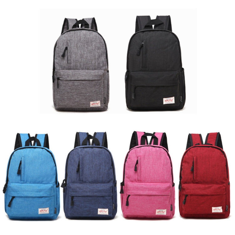 Universal Multi-Function Canvas Laptop Computer Shoulders Bag Leisurely Backpack Students Bag, Big Size: 42x29x13cm, For 15.6 inch and Below Macbook, Samsung, Lenovo, Sony, DELL Alienware, CHUWI, ASUS, HP(Black) by bashfashion