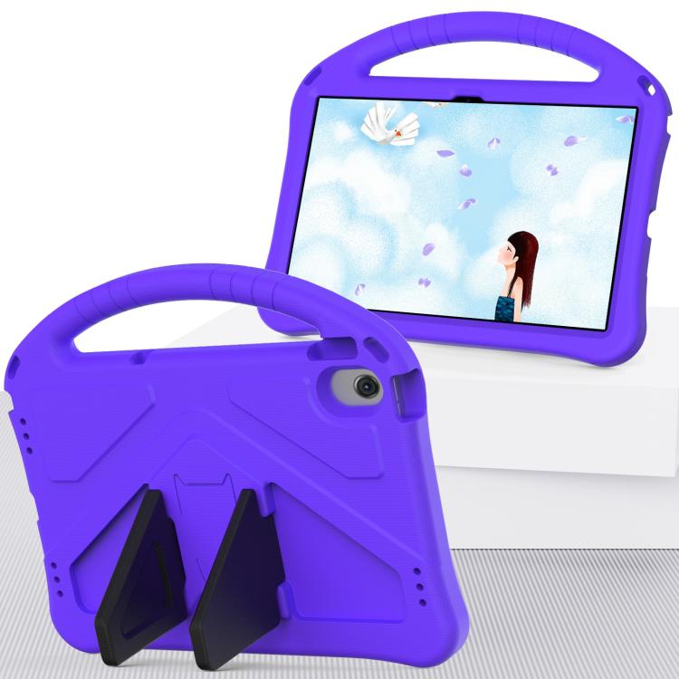 For Samsung Galaxy Tab A8 10.5 2021 X200 / X205 EVA Shockproof Tablet Case with Holder(Purple) by bashfashion