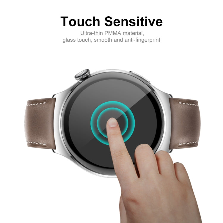 5pcs For Huawei Watch 4 ENKAY 3D Full Coverage Soft PC Edge + PMMA HD Screen Protector Film by ENKAY