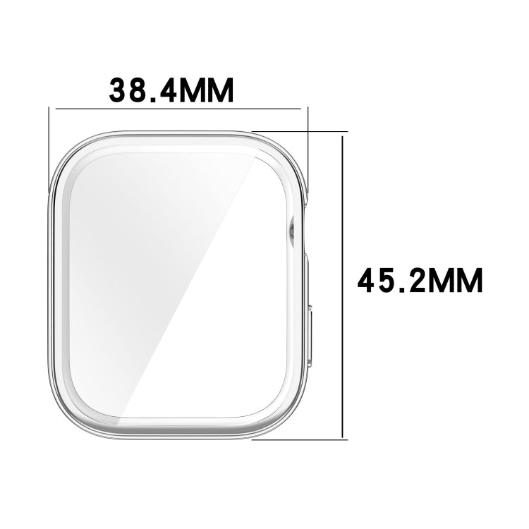 For Huawei Watch Fit 3 Full Coverage TPU Electroplated Watch Protective Case(Grey) by bashfashion