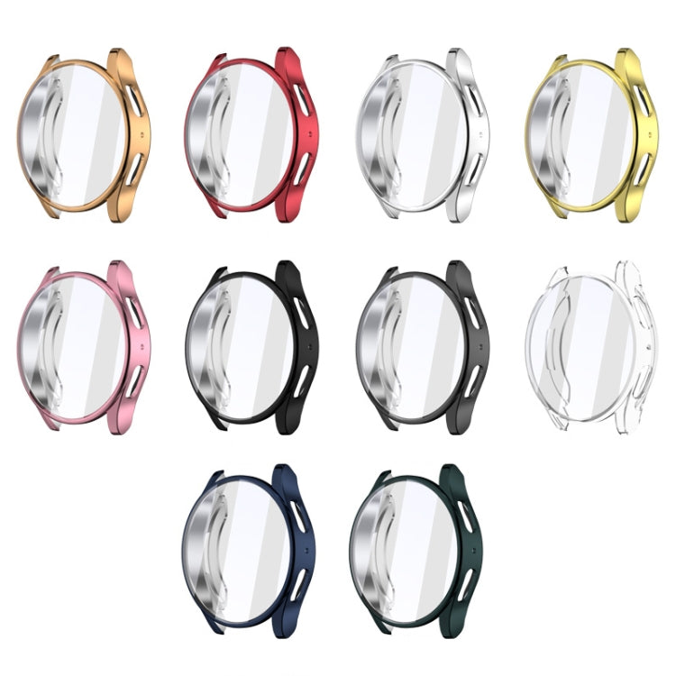 For Samsun Galaxy Watch 7 40mm Full Coverage TPU Electroplated Watch Protective Case(Sliver) by bashfashion