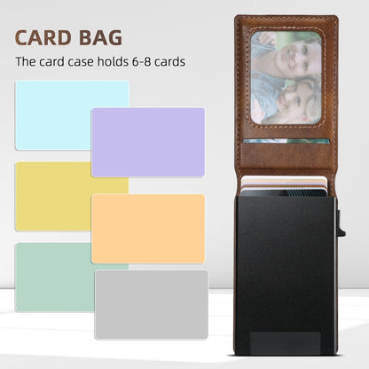 For Google Pixel 9 Pro XL Suteni H19 Oil Wax 2-in-1 MagSafe Removable Card Box Back Phone Case(Brown) by Suteni