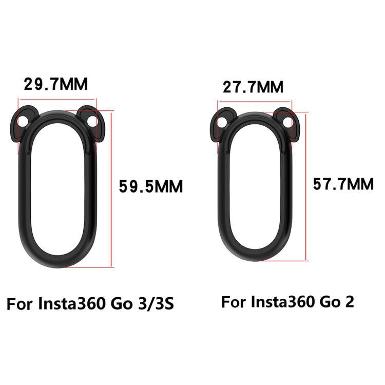 For Insta 360 Go 3S / Go 3 Solid Color Silicone Protective Case(Light Pink) by bashfashion