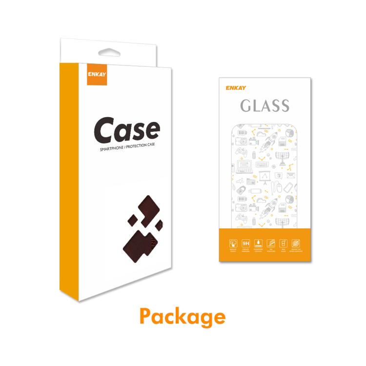 For iPhone Air ENKAY Card Wallet Calf Texture Leather Phone Case with Thickened Glue No White Edge Film(Brown) by ENKAY