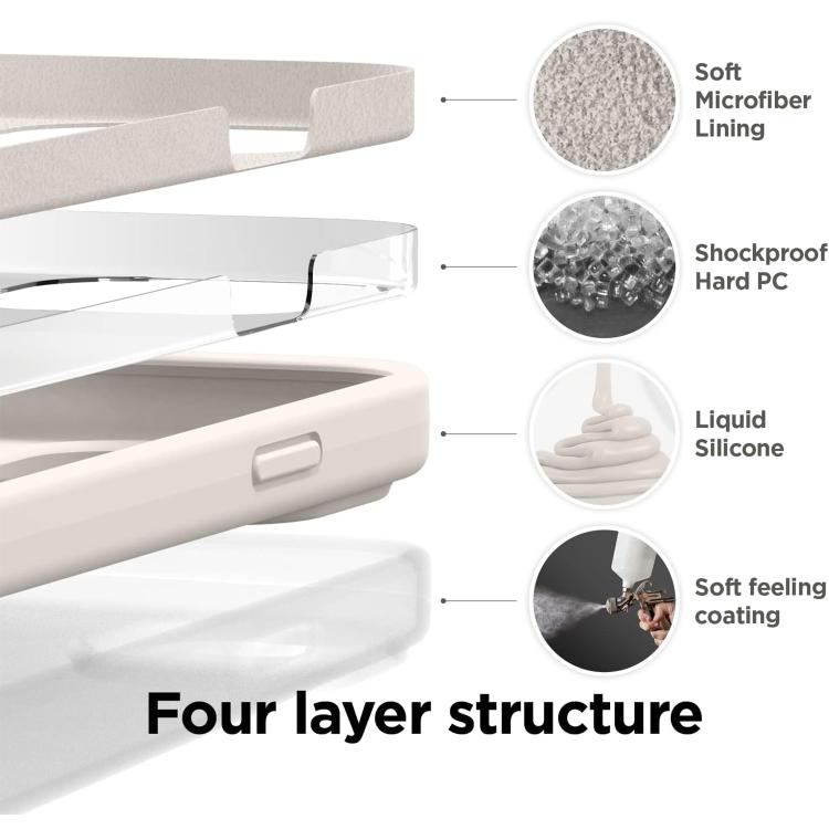 For iPhone 17 Pro Max Kalebol Solid Color Simple All-inclusive Liquid Silicone Phone Case(Orange) by Kalebol