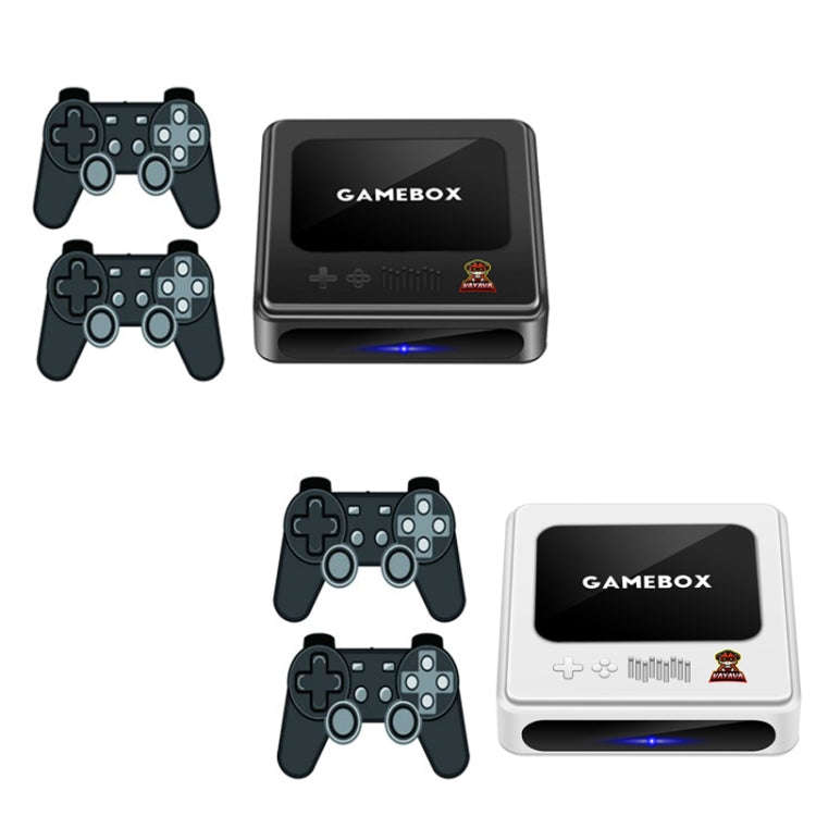 GD10 64G Built-In 30000+ Games Dual System Set-Top Box 3D Home 4K HD TV Game Console Box EU Plug(White) by ANBERNIC