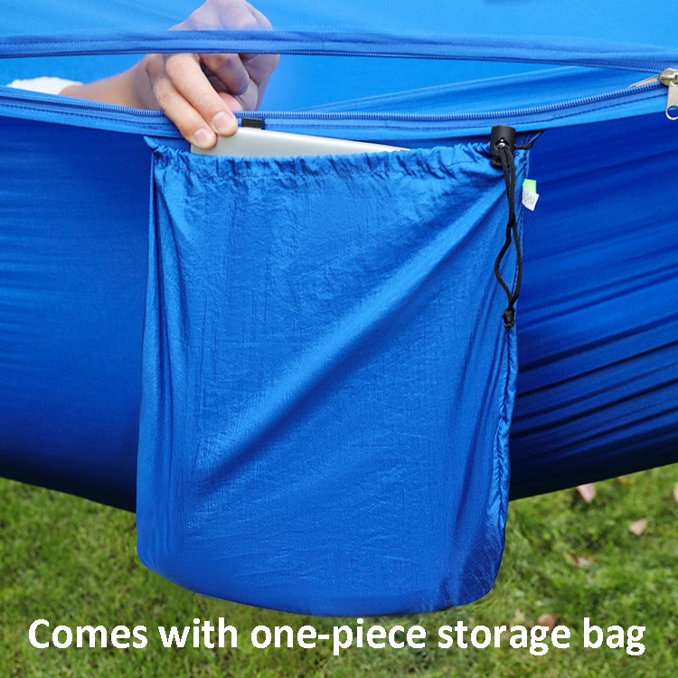 Anti-Rollover Automatic Quick-Opening Mosquito Net Hammock Outdoor Camping Double Anti-Mosquito Hammock, Size: 290x140cm(Green) by bashfashion